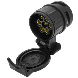 Adaptador veículos de 13 pinos 13P a 7 pinos 7P para reboques e caravanas