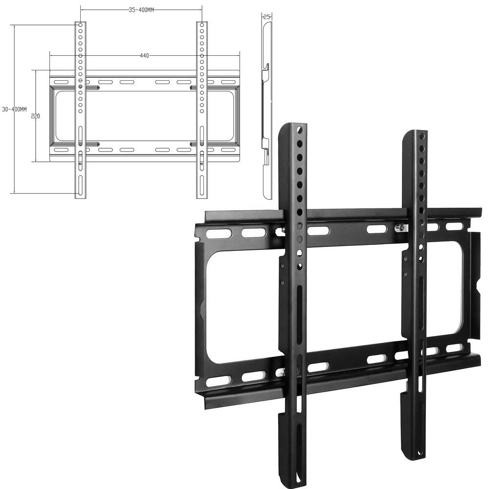 Tv-standaard met instelbare kanteling voor flatscreen van 26
