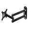 Soporte de pared con brazo doble para monitor de 10" a 27"