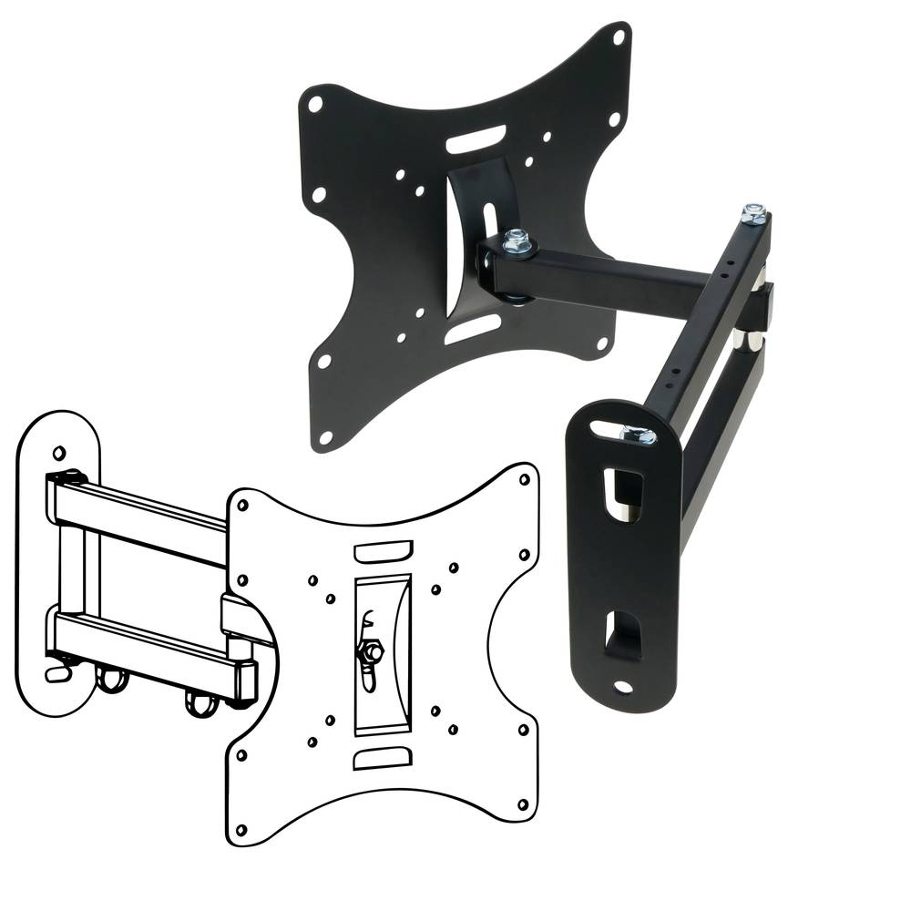 Wandhalterung Dual-Arm-Monitor 10