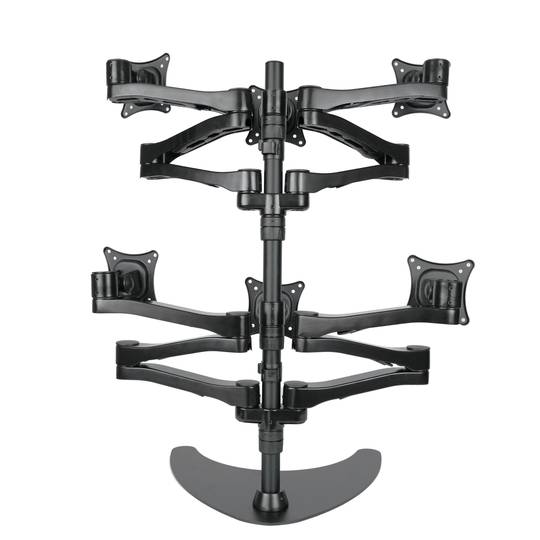Support 6 TV-Bildschirme für den Desktop und VESA 75 100 Basismodell ML1006