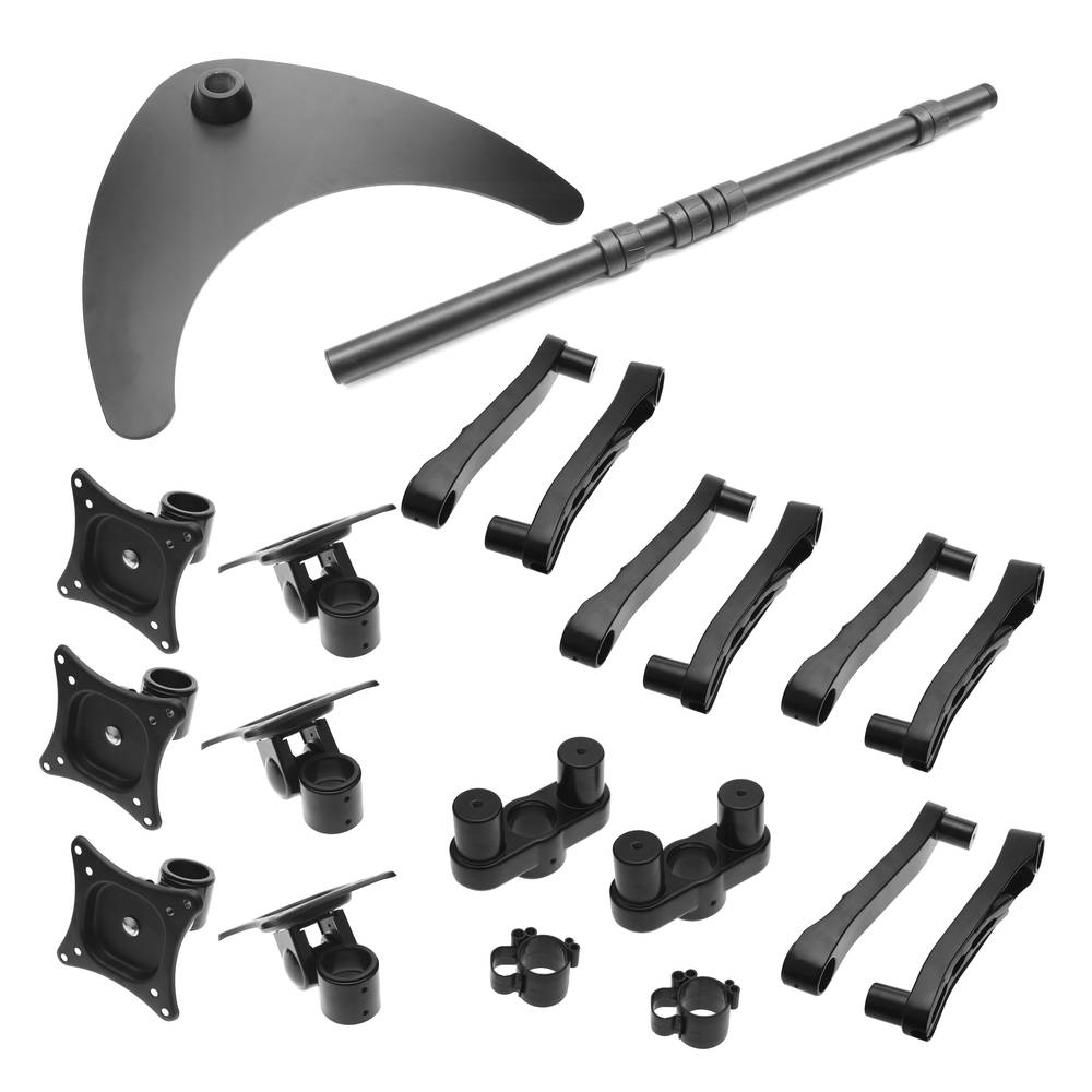 Support 6 TV-Bildschirme für den Desktop und VESA 75 100 Basismodell ML1006