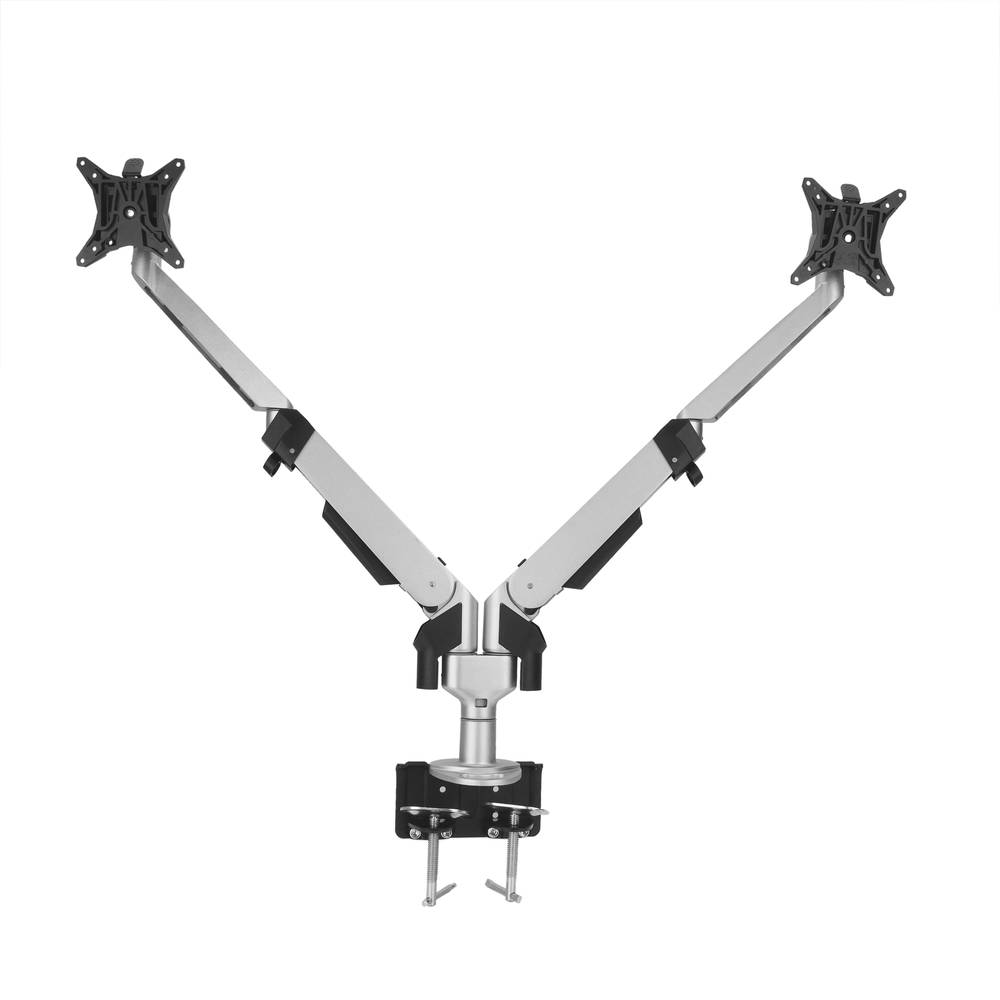 Support dual-screen TVs VESA 75mm 100mm table with articulated arm