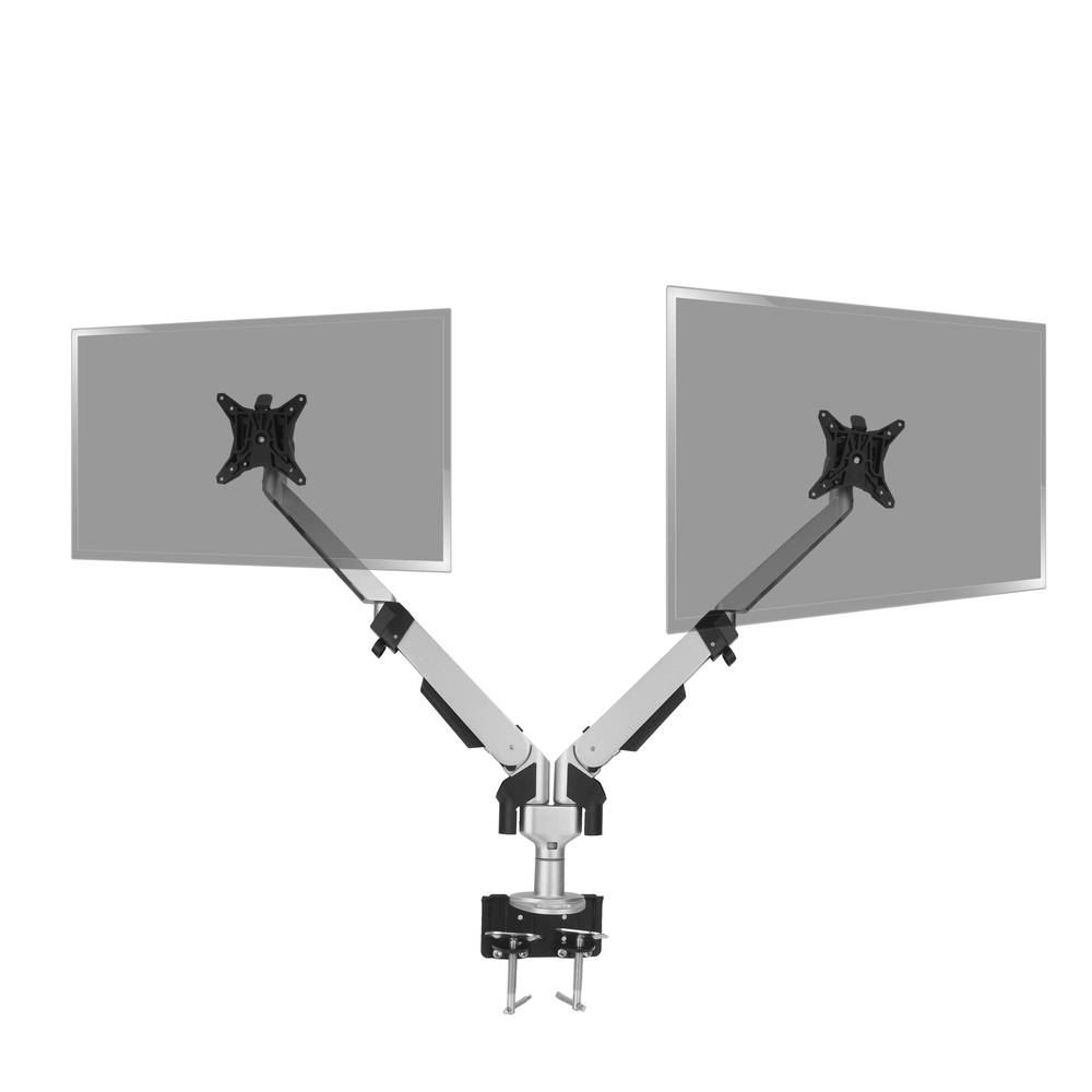 Support dual-screen TVs VESA 75mm 100mm table with articulated arm