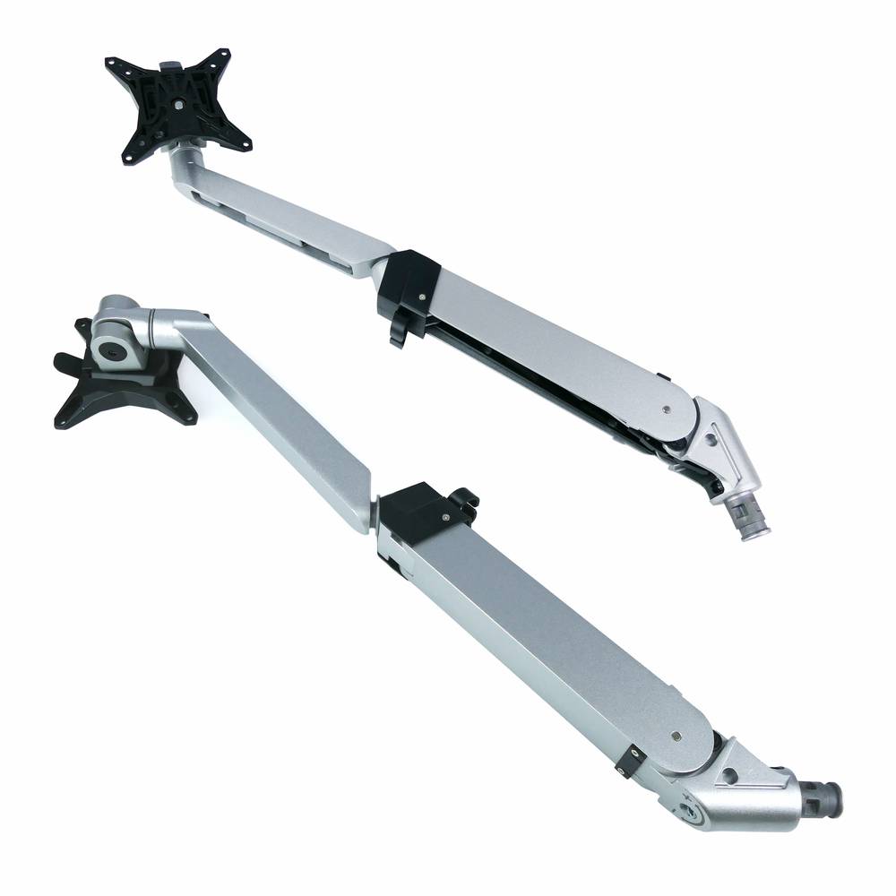 Support dual-screen TVs VESA 75mm 100mm table with articulated arm