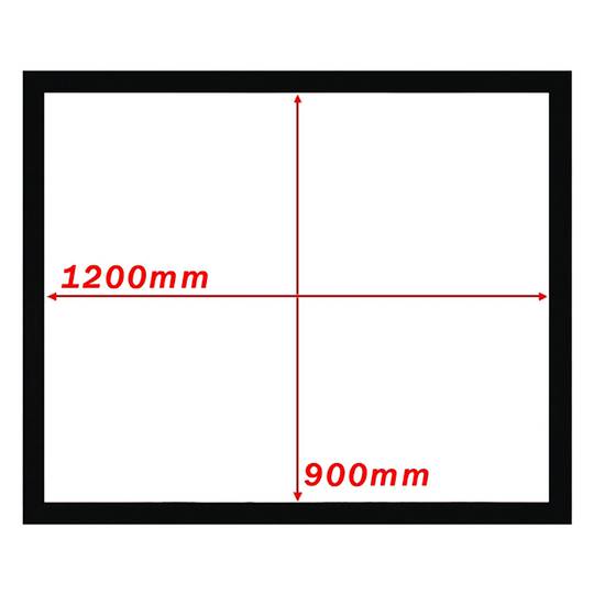 Fixe Projection écran 4:3 1200x900mm mur DisplayMATIC