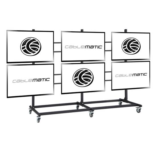 Soporte TV 3x2 para pantallas de 55