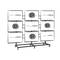 TV Stand 3x3 para telas de 55