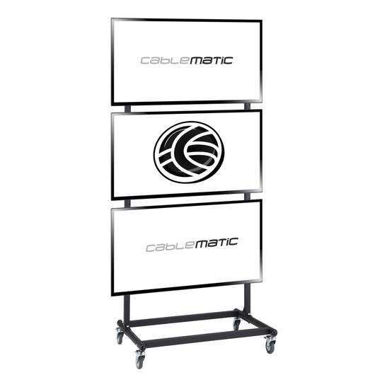 Soporte TV 1x3 para pantallas de 60
