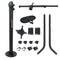 TV stand support with wheels for flat screen 10