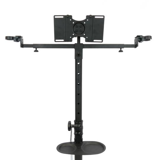 TV stand support with wheels for flat screen 10