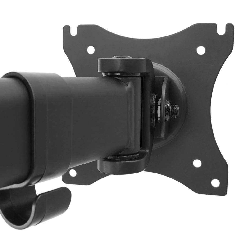 Soutien de moniteur avec bras articulé et mât pour bureau LCD VESA75 VESA100