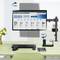 Knikarm met mast voor monitor en LCD-scherm VESA75 VESA100 model LDT07-C012