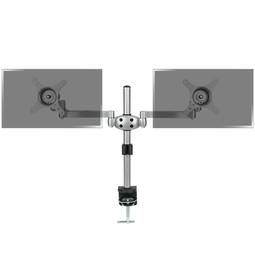 Knikarm met mast voor 2 monitoren en LCD-scherm VESA 50/75/100 model LCD-069