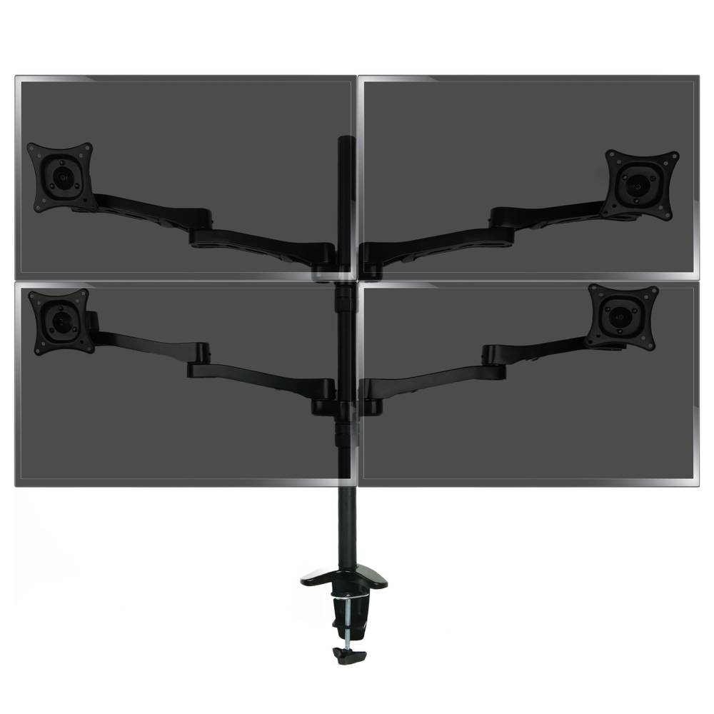 Mast Arm mit 4 LCD-Bildschirme VESA75 VESA100 Modell MD1004