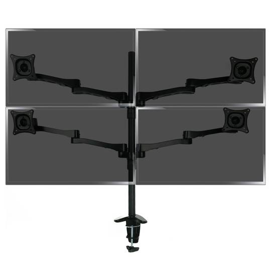 Mast Arm mit 4 LCD-Bildschirme VESA75 VESA100 Modell MD1004