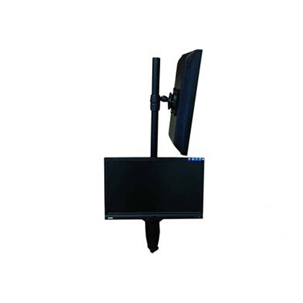 Braç de monitor articulat VESA75 VESA100 per 2 pantalles planes LCD en pal