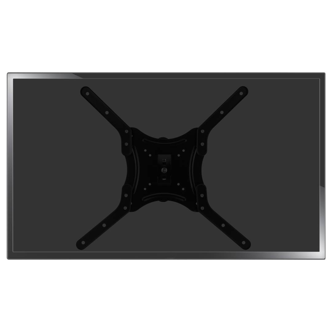 Supporto a parete orientabile e inclinabile per schermo 13”- 42” VESA 400x400 25 kg nero