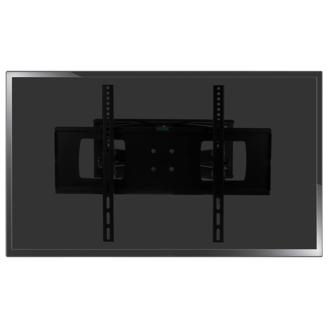 Supporto da parete orientabile e inclinabile con livella per schermo 30”- 65” VESA 400x600 60 kg nero