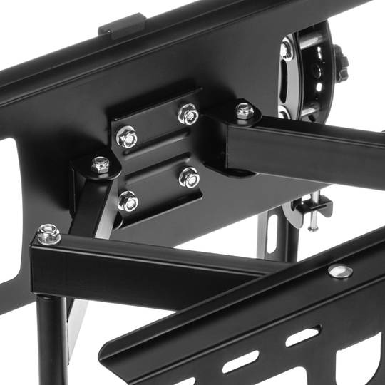 Supporto da parete orientabile e inclinabile con livella per schermo 30”- 65” VESA 400x600 60 kg nero
