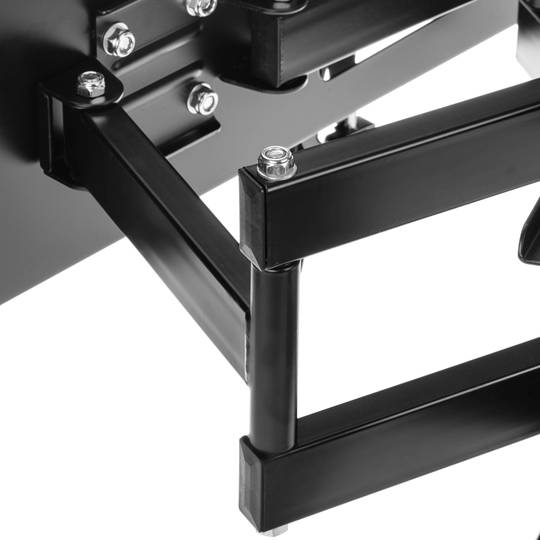 Supporto da parete orientabile e inclinabile con livella per schermo 30”- 65” VESA 400x600 60 kg nero