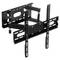 Supporto da parete orientabile e inclinabile con livella per schermo 26”- 55” VESA 400x400 50 kg nero