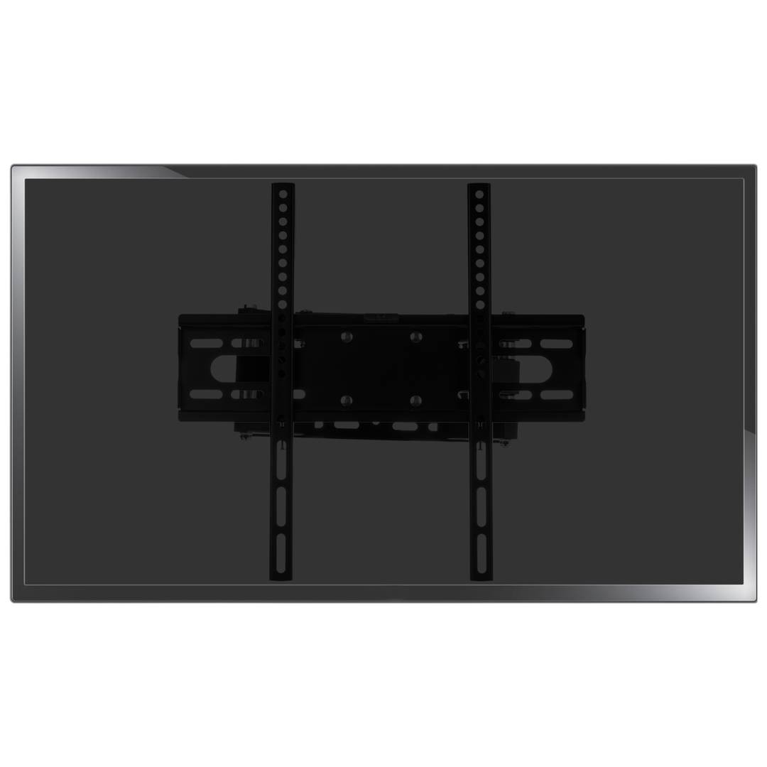 Supporto da parete orientabile e inclinabile con livella per schermo 26”- 55” VESA 400x400 50 kg nero