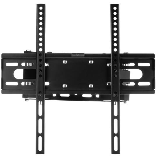 Supporto da parete orientabile e inclinabile con livella per schermo 26”- 55” VESA 400x400 50 kg nero