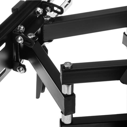 Supporto da parete orientabile e inclinabile con livella per schermo 26”- 55” VESA 400x400 50 kg nero