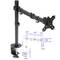 Supporto da tavolo TOOQ per monitor da 13