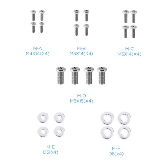 TOOQ wall mount for 32