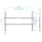 Soporte de pared TOOQ para pantalla de 37” - 80” VESA 200x200 hasta 600x400 mm