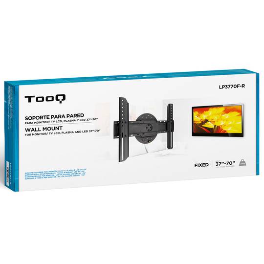 TOOQ 360° draaibare muurbeugel voor schermen van 37