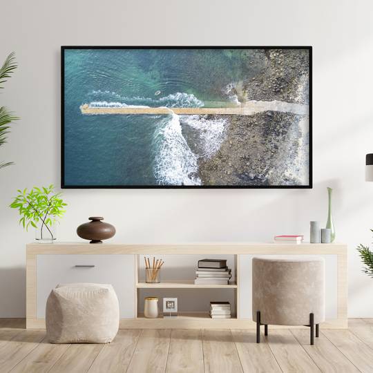 Montagem em parede TOOQ para ecrãs de 43