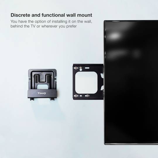TOOQ support universel réglable pour lecteur multimédia, mini PC, routeur, etc.