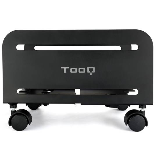 Support métallique TooQ avec roulettes pour CPU couleur noire