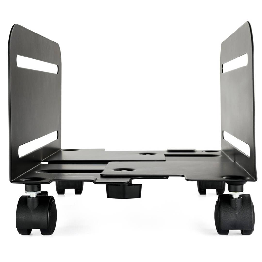 Support métallique TooQ avec roulettes pour CPU couleur noire
