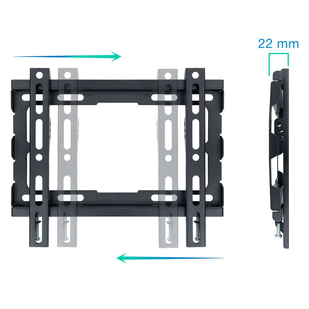 TooQ Soporte de Pared para Monitor/TV 23-43 VESA 200x200 Máx