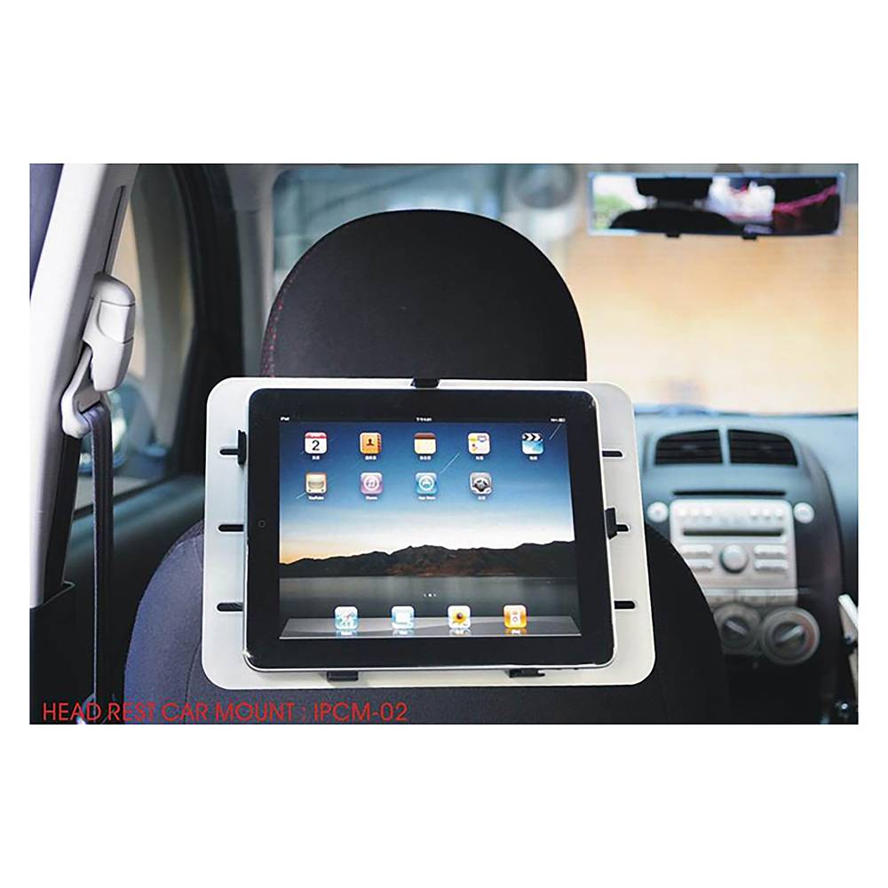 Hoofdsteun autohouder voor iPad of tablet-pc