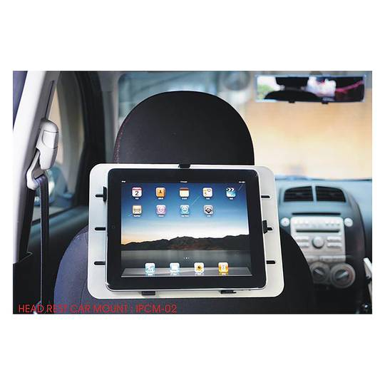 Hoofdsteun autohouder voor iPad of tablet-pc