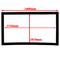 Projection Screen 3320x1870mm 16:9 fixed curve wall