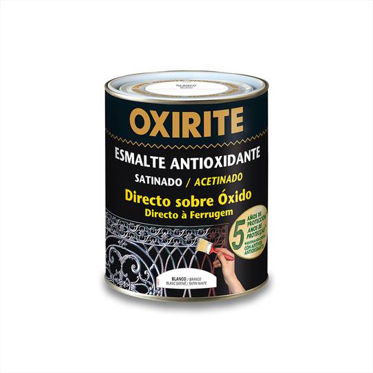 Smalto antiossidante satinato bianco 4 litri Oxirite