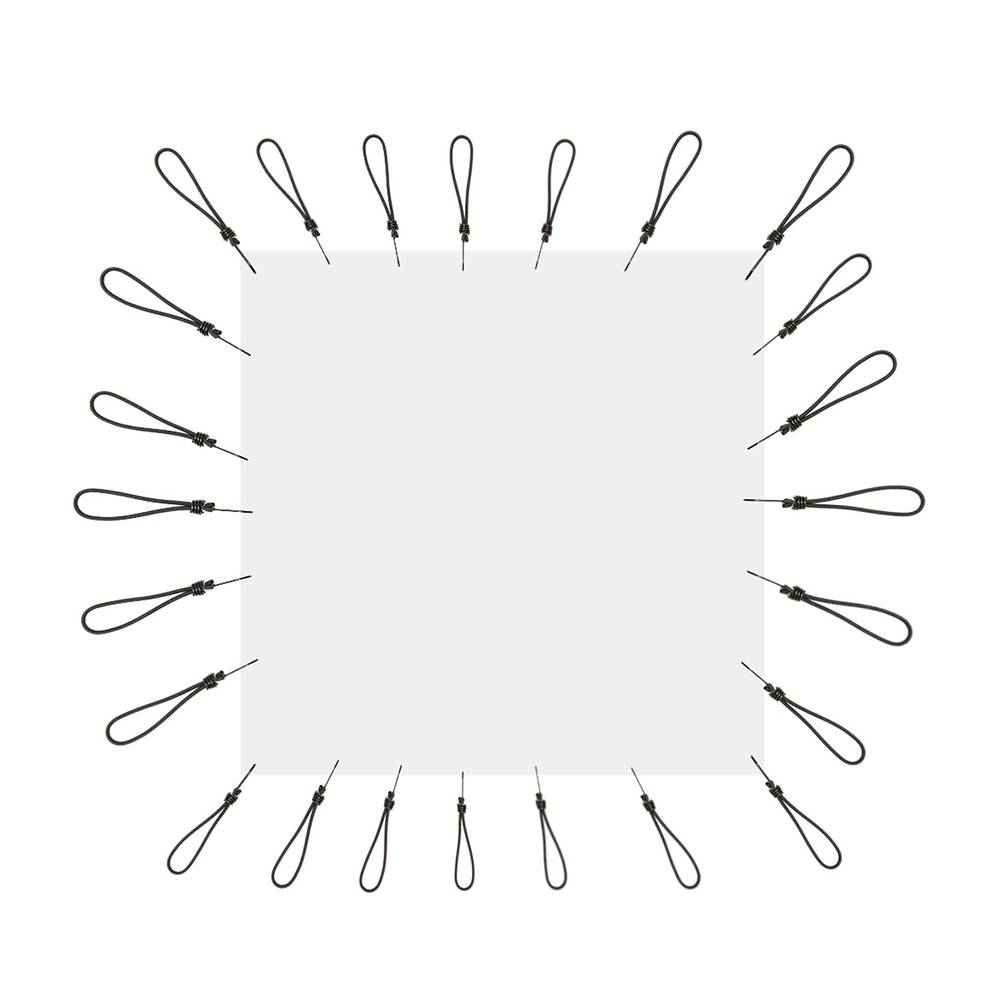 Tessuto di proiezione 200x200cm in PVC bianco 1: 1 per eventi e presentazioni