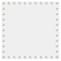Projektionstuch 300x300cm 1: 1 weiß PVC für Veranstaltungen und Präsentationen