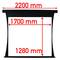 Teso proiezione schermo 1700x1280mm motore 4: 3 DisplayMATIC PRO