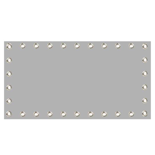 Tecido de projeção de 100x54cm 16: 9 PVC cinza para eventos e apresentações