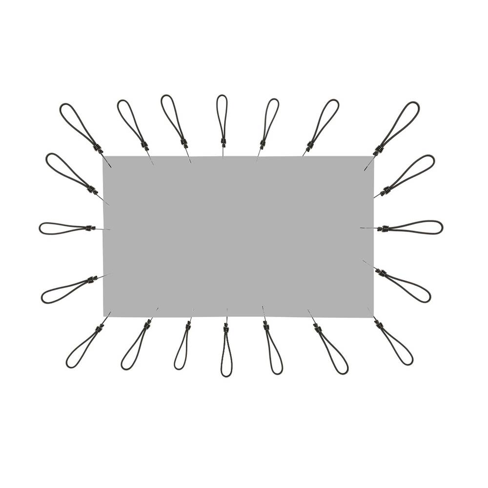 Tecido de projeção de 100x54cm 16: 9 PVC cinza para eventos e apresentações