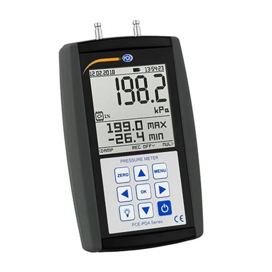 Anemometer with pitot tube PCE-PDA 10L
