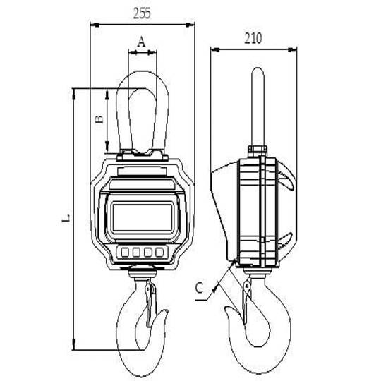 Bilancia sospesa PCE-CS 3000N