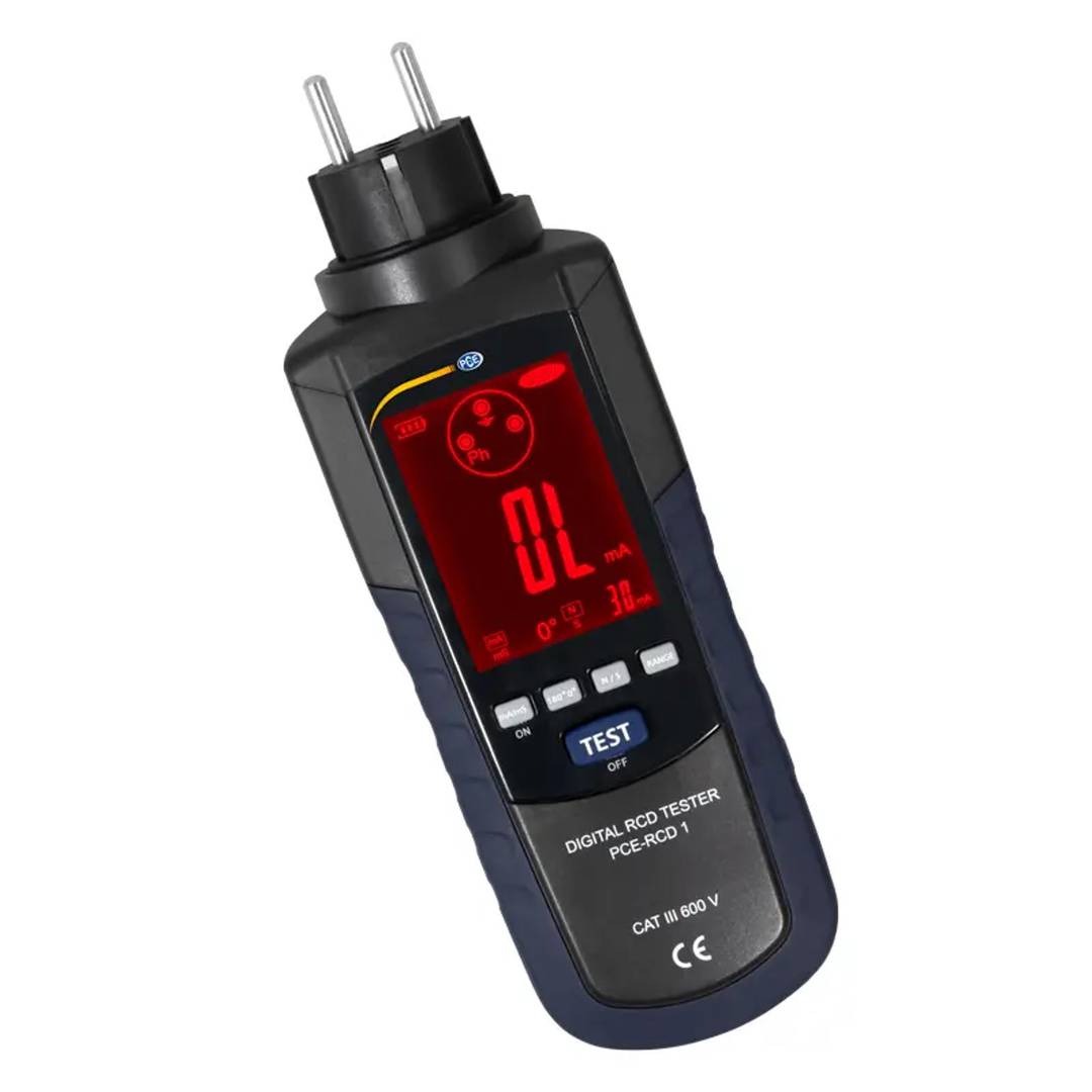 Comprobador de instalaciones PCE-RCD 1